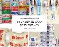 Băng keo in logo, in chữ theo yêu cầu - Nhận số lượng ít cho đơn hàng nhỏ - Băng keo in tên shop, website, sđt, ...  Số lượng ít vẫn nhận. 