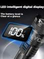 Super Bright Rechargeable LED Flashlight Waterproof Zoom Portable Strong Light for Outdoor&Home Use. 