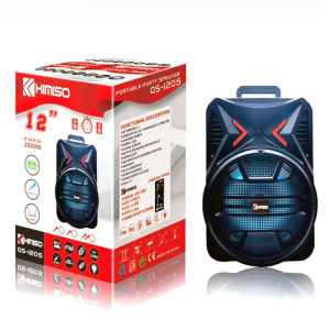 MKC KIMISO-1205 SPEAKER BLUETOOTH BASS 12 INCH KARAOKE 12 -INCH OUTDOOR DASI BLUETOOTH SPEAKER STEREO TANGAN -TANGAN -TO -UNTUK KARTU -TO -TO -HAND CARTS SPEAKER BESAR KIMISO