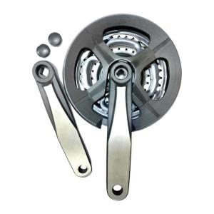 High Performances Round Tapers Crankset Narrow Wide Tooth Chainring Option for Long Distances Cycling