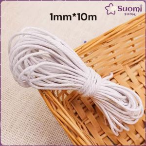 Suomi 10m Leather Line Waxed Cord Thread String Strap Necklace Rope For Making DIY Bracelet Supplie
