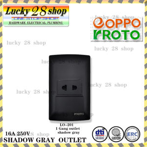 rROTO SHADOW GRAY OUTLET 16A 250V