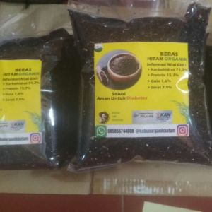 Beras Hitam 1 Kg Berkualitas Premium 100 % Organik