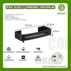 2024 FM TOKO COD / LARIS BARANG 1PCS RAK SUDUT DINDING PREMIUM FREE AKSESORIS model:5310-NO.2-11
