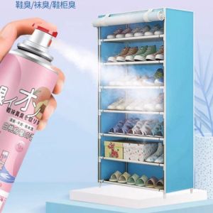 PUSAT GROSIR AS Spray Penghilang Bau Sepatu - Pewangi Sepatu Anti Bau - Spray Pengharum Sepatu 260ML BIRU Semprotan Penghilang Bau Sepatu  Menghilangkan Bau Tidak Sedap Pewangi Semperotan Sepatu