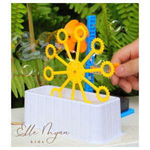 DIY Science Kit Bubble Machine STEM Robotics Electric Engineering Experiment Kid Technology Handmade