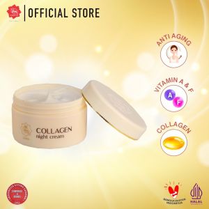 VIVA Collagen Night Cream krim malam Colagen 22 gr