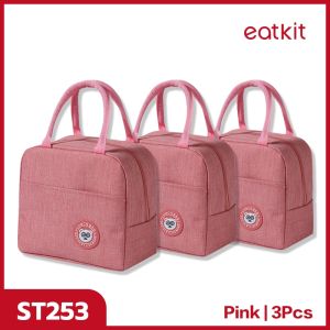Eatkit Bundle Tas Bekal Makan Siang Karakter Brivilas Anti Panas Lunch Bag Cooler Thermal Anti Air