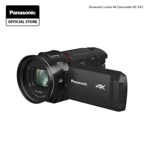 Panasonic Lumix 4K Ultra HD Camcorder 24X Optical Zoom (HC-VX3PP-K)
