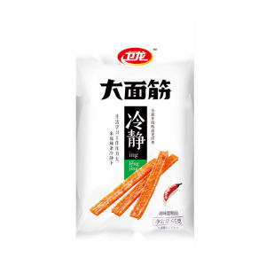 65g Weilong Hot Sticks Big Gluten Relief Hot Sticks 卫龙辣条大面筋 休闲零食