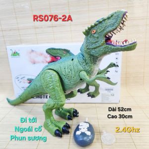 Đồ Chơi Cho Trẻ - Hộp Khủng Long Điều Khiển Phun Sương Sóng 2.4Ghz Không Sạc Dành Cho Bé RS076-2A
