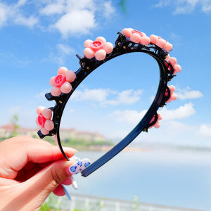 【Korean】Cartoon Braided Hair Headband for Kids Original Headband with Clips for Girls Fashion Hairband Hair Accessories