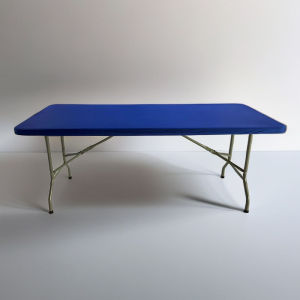 Solid color elastic table cover 4/5/6/8 FT rectangular folding table banquet table cover