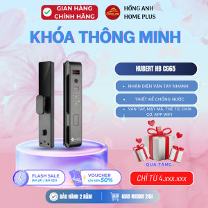 Khóa cửa thông minh Hubert HB CG65 luxury app wifi chính hãng công nghệ Đức cao cấp