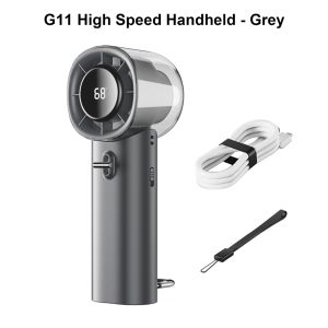 [✅SG Ready Stock] Portable Handheld Fan 8 Gear High Speed Cooling Fan Digital Display USB 3600mAh Mini Fan制冷风扇