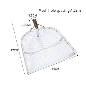 12mm Filter Screen Shovels Sieve Shovels Galvanized Peanut Sieve Soil Shovel Mesh Grain Separator
