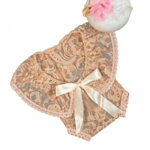 2 cái bé dễ thương Cài tóc hình hoa headdress Headband Bộ áo liền quần ren với nơ ruy băng Bộ 0-1 tháng sơ sinh đạo cụ chụp ảnh