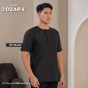 Kurta Dzar 4 (A) - Kurta Normal Fit - Roundneck Short Sleeve with 3 pockets - 6 colors