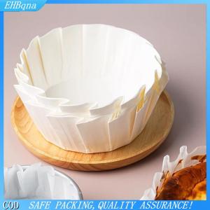 COD Basque Cheesecake dầu Khay giấy có thể gập lại khuôn bánh dùng một lần phát hành Mousse bánh Giấy nướng dầu bằng chứng cạnh giấy