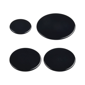 Set of 4 Metal Gas Hob Burners Flame Caps Cover Easy Installation Heat Resistance Perfect for Kitchen Stove Reparing Use