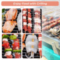 Portable BBQ Charcoal Grill  Disposable BBQ Grill ｜Fast Ignition Charcoal Grill for Indoor and Outdoor Picnic ｜Stainless Steel Barbecue Pot | BBQ Pit. 