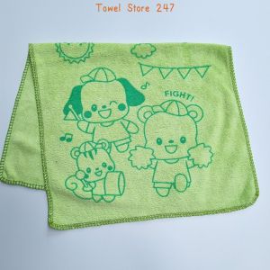 Khăn mặt khăn tắm cho bé 30x50cm sợi Microfiber nhiều họa tiết dễ thương mềm mại
