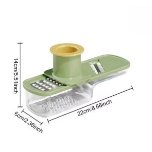 3 In 1 Ginger Garlic Grinder Multifunction Protable Slicer Crushing Spice Gadget Kitchen Manual Tool