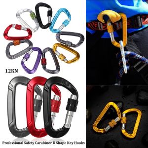 MINIFELE 262 Aluminum Professional Safety Carabiner Multicolors 12KN Climbing Security Lock  Outdoor Ascend Tool Mountaineering Protective Equipment