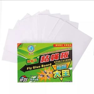 10pcs/Pack Sticky Fly Glue Paper Fly Sticker Strong Adhesion Kitchen Fly Trap