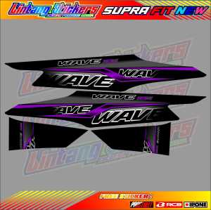 STRIPING VARIASI HONDA SUPRA FIT NEW / STIKER LIST VARIASI MOTOR SUPRA FIT NEW
