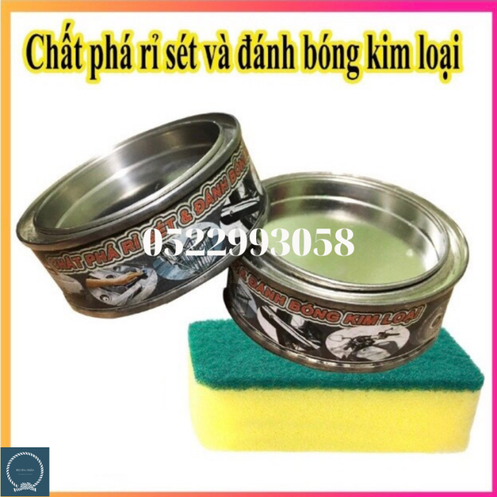 COM BO 2 HỘP CHẤT PHÁ RỈ SÉT VÀ ĐÁNH BÓNG KIM LOẠI => Đánh bóng và phá ...