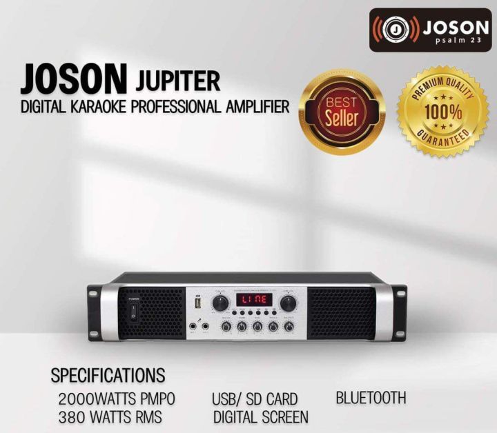 JOSON PSALM 23 JUPITER DIGITAL POWER AMPLIFIER 2000WATTS Lazada PH