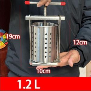 Keranixy Manual Vegetable Juicer Stuffing Squeezer Stainless Steel Home Fruit Dehydrator Dumpling Kitchen Tool Pemeras