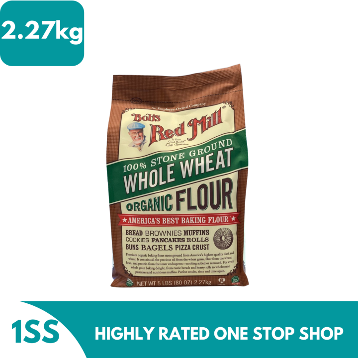 Bobs Red Mill Organic Stone Ground Whole Wheat Pastry Flour 227kg Lazada Ph 9193