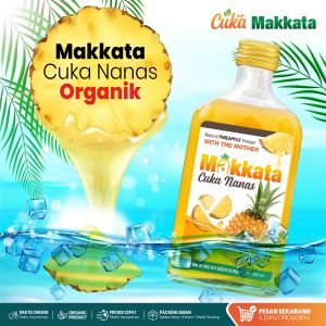 CUKA NANAS MAKKATA With The Mother Obat Diabetes Bebas Gula Paling Ampuh Netto 250ml Original BPOM