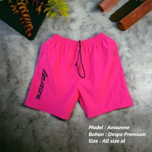 Celana Pendek Olahraga Random Pict Saku Resleting Pria Wanita Running Gym Sport Kolor Volly Futsal Bulu Tangkis Jogging Bahan Berkulitas