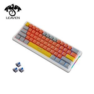 LEAVEN K610 Tri-Mode / Wired Hot-Swappable Mechanical Gaming Keyboard