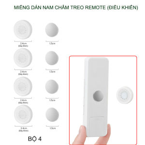 Nam châm hít gắn tường dùng treo remote (điều khiển) cục wifi ổ cắm điện đa năng