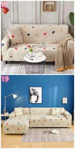 ชุดผ้าคลุมโซฟา DS1 1/2/3/4 ที่นั่งและโซฟา รูปทรง L แบบยืดหยุ่น ผ้าคลุมโซฟา ผ้าหุ้มโซฟา สากล หุ้มโซฟา