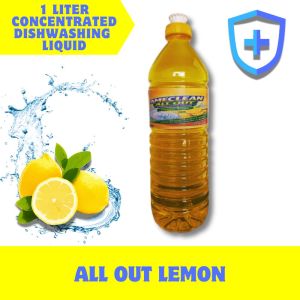 AMECLEAN ALL OUT Concentrated Dishwashing Liquid Lemon 1 liter