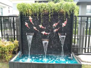 คลิปปังปลา - ม่านน้ำตกปลาคราฟ สูง 180x180 กว้าง 180 เซนติเมตร