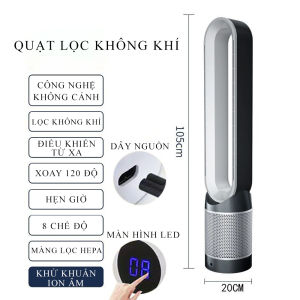 Máy lọc không khí Quạt không cánh Lọc Không Khí Có sưởi ấm  - Lõi lọc HEPA có điều khiển từ xa tạo ion âm Bảo hành 2 năm lỗi đổi mới trong 7 ngày đầu nhận sản phẩm