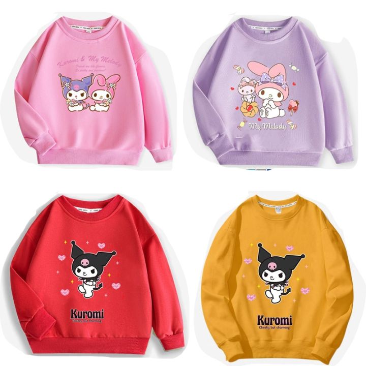 1 Sanrioed Anime Kuromi Melody Autumn New Baby Boys Girls Casual Long ...