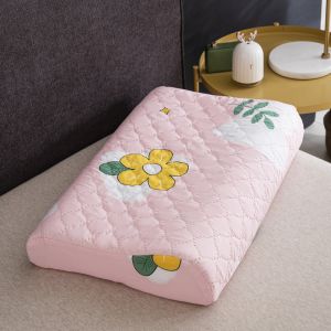 Dansunreve 1 vỏ gối không thấm nước 30*50/40*60cm vỏ gối cao su latex hoạt hình Hoa Vỏ gối mềm mại thoáng khí