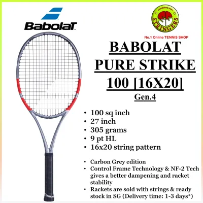 Babolat Pure Strike 100 16x20 Gen.4 Tennis Racket