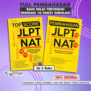 BUKU TES JLPT BUKU JLPT N5 & NAT Q5 MEMAHAMI INTI SOAL DAN PEMBAHASAN YANG TEPAT TOP SCORE