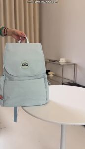 Soft Foldable Daypack Solid Tone Series Full Zip Rear Compartment Padded Shoulder Straps Suitable For Light Training Short Campus Trip ALO