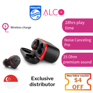 Philips True Wireless Earphone | ANC Wireless Charge Premium Sound | 1 Year Warranty | TAA7507BK