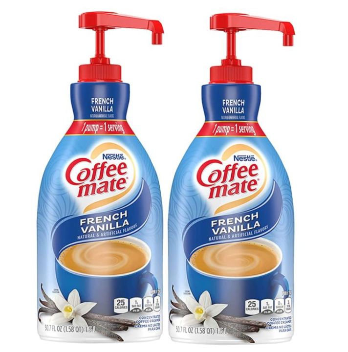 Nestle Coffee mate Coffee Creamer French Vanilla, Concentrated Liquid