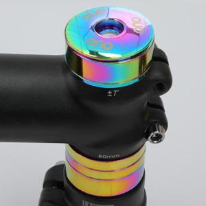 【NEW】 OUO MTB Bicycle Stem Top Cap Headset Cover with Screw Kits Aluminum Fork Ring
